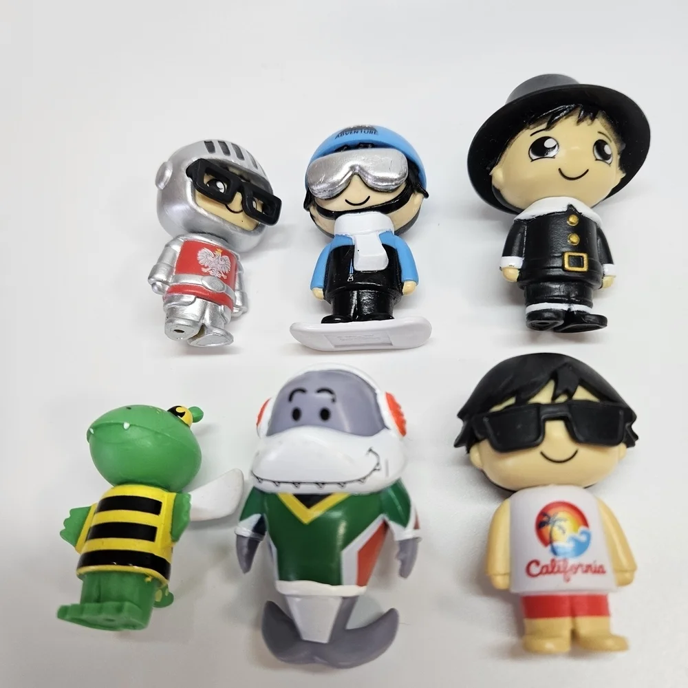 Ryan's World Road Trip World Tour PVC Figure Lot of 12 Gus Gill Hawaii Pilgrim
